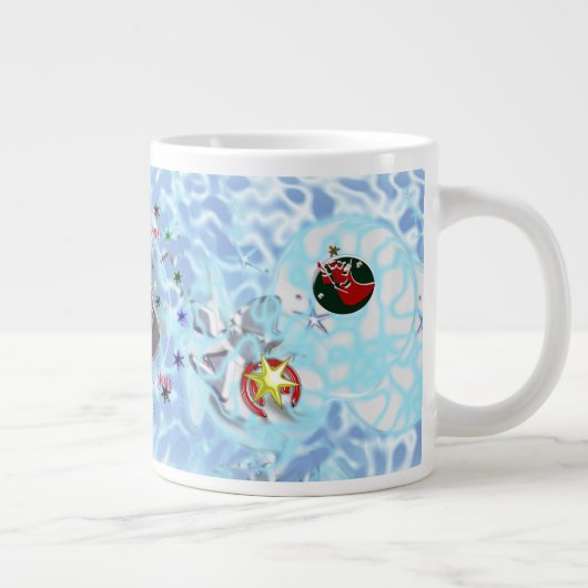 Grande Tasse Joyeux Noël Vent Santa Claus Sock (Droite)