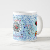 Grande Tasse Joyeux Noël Vent Santa Claus Sock (Devant droit)