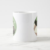Grande Tasse Joyeux Panda odé Blossom Nature Lover Cartoon (Devant)