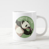 Grande Tasse Joyeux Panda odé Blossom Nature Lover Cartoon (Droite)
