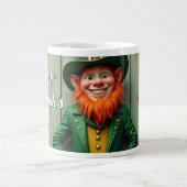 Grande Tasse Joyeux St. Patrick's Day Leprechaun (Devant)
