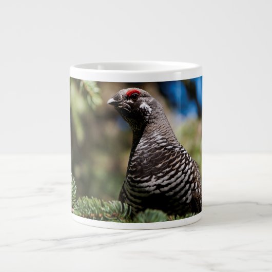Grande Tasse Joyeux Tétras d'épinette (Devant)