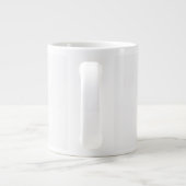 Grande Tasse Joyeux texte décoratif de Pâques Bébé Chicks (Dos)