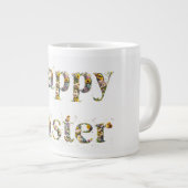 Grande Tasse Joyeux texte décoratif de Pâques Bébé Chicks (Devant droit)