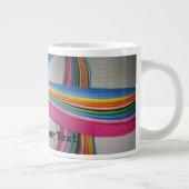 Grande Tasse Jumbo 20oz Personnalisé Colorful Quilling Papier M (Droite)
