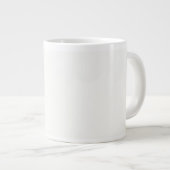 Grande Tasse Jumbo blanc classique (Devant droit)