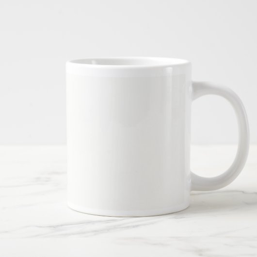 Grande Tasse Jumbo blanc classique (Droite)