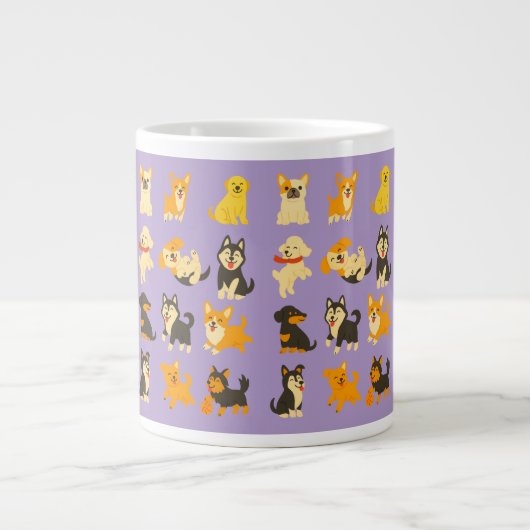 Grande Tasse Jumbo Giant Cup Cute Puppies (Devant)