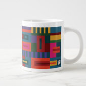 Grande Tasse Jumbo Log Cabine Quilt Motif (Droite)