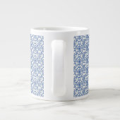 Grande Tasse Jumbo Mug-Blue Damask (Dos)