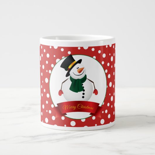 Grande Tasse Jumbo Mug-Christmas Snowman (Devant)