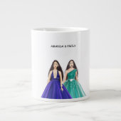 Grande Tasse jumelle, jumelle, (Devant)