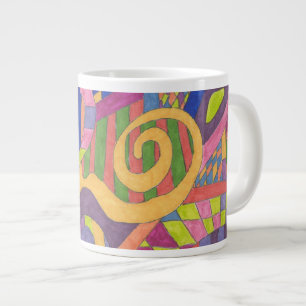 Grande Tasse "Jungle Stripes 2" Art Abstrait