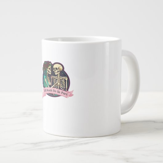 Grande Tasse Jusqu'à la mort faisons-nous partie Valentine Art (Devant droit)