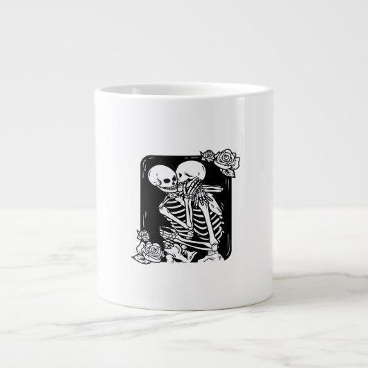 Grande Tasse Jusqu'à la mort Faites-nous un design drôle (Devant)