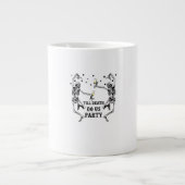 Grande Tasse Jusqu'à la mort Fêtes-nous Skeleton Bridesmaid (Devant)