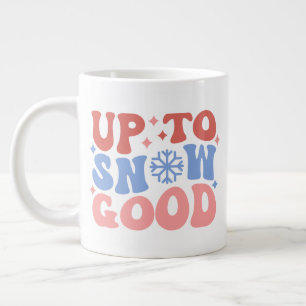 Grande Tasse Jusqu'à la neige bonne - Design d'hiver amusant