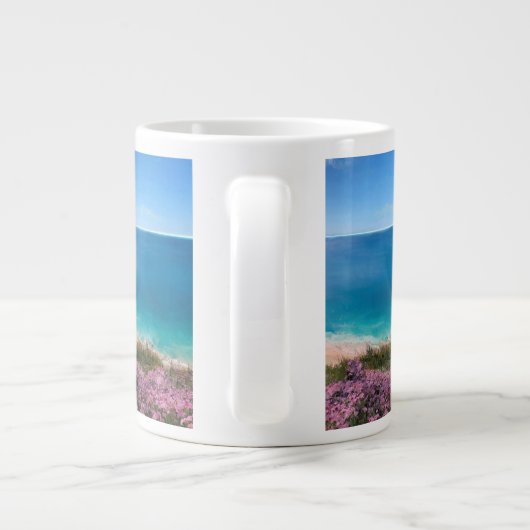 Grande Tasse Juste respirer, extraordinaire tableau vue mer (Dos)