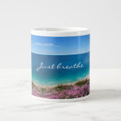 Grande Tasse Juste respirer, extraordinaire tableau vue mer (Devant)