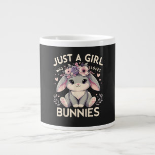 Grande Tasse Juste Une Fille Qui Aime Les Lapins