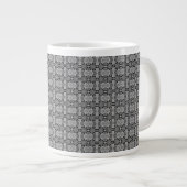 Grande Tasse Kaléidoscope gris (Devant droit)