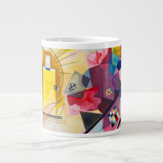 Grande Tasse Kandinsky jaune-rouge-bleu (Devant)