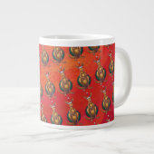 Grande Tasse Kangaroo Xmas En Rouge (Devant droit)