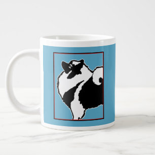 Grande Tasse Keeshond Graphics - Cute Original Chig Art