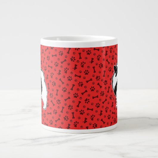 Grande Tasse Keeshond Graphics - Cute Original Chig Art (Devant)