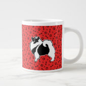 Grande Tasse Keeshond Graphics - Cute Original Chig Art (Droite)