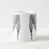 Grande Tasse Keffiyeh Écharpe palestinienne tissu traditionnel (Devant)