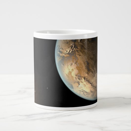 Grande Tasse Kepler-186f Orbitant Une Étoile Éloignée. (Devant)