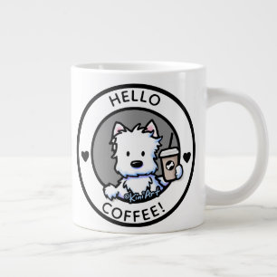 Grande Tasse KiniArt Coffee Westie
