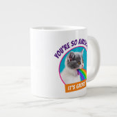 Grande Tasse Kitten crache vers le ciel (Devant droit)