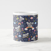 Grande Tasse Koala Rainbow Love Motif (Devant)