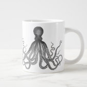 Grande Tasse Kraken - Octopus géant noir / Cthulu (Droite)