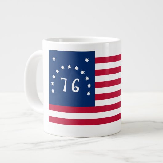 Grande Tasse La bannière de Bennington : le drapeau de bataille (Devant gauche)