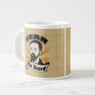 Grande Tasse La barbe, la moustache amusante