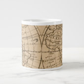 Grande Tasse La carte du monde de Robinson Crusoé (Devant)