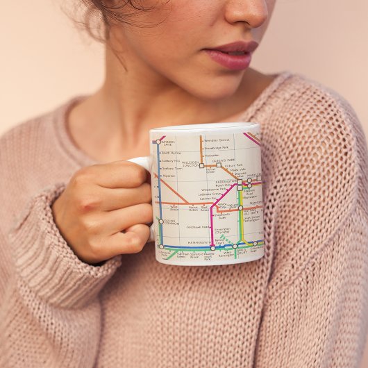 Grande Tasse La carte métro de Londres