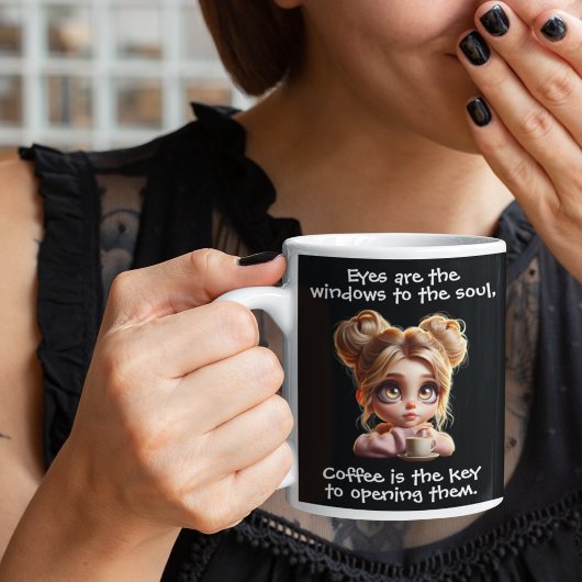 Grande Tasse La clé est le café