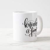 Grande Tasse La connaissance est le pouvoir (Devant droit)