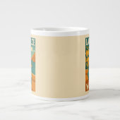 Grande Tasse La Dolce Vita - Retro Voyage de la côte italienne (Devant)