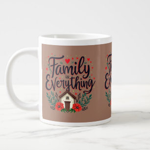 Grande Tasse La famille tout Cottagecore