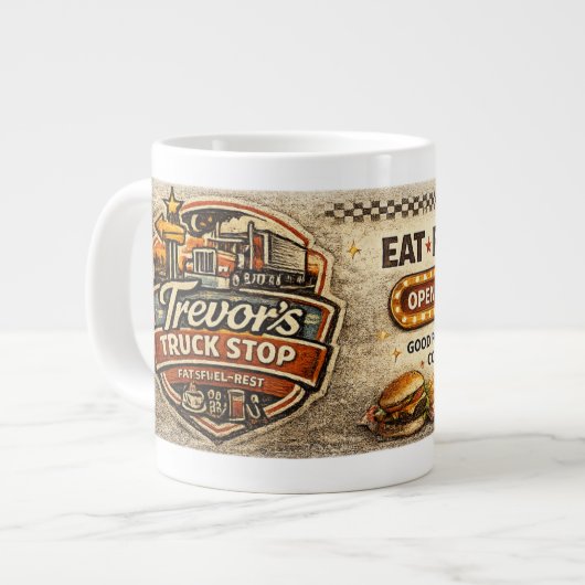 Grande Tasse La halte routière de Trevor (Devant gauche)