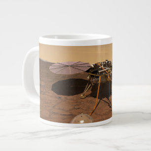 Grande Tasse La Landre D'Insight Fonctionnant Sur La Surface De