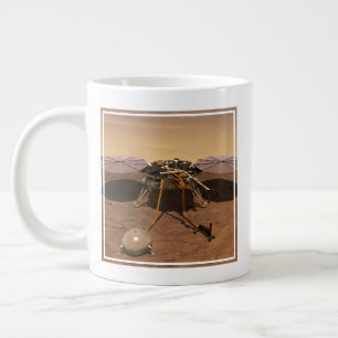 Grande Tasse La Landre D'Insight Fonctionnant Sur La Surface De