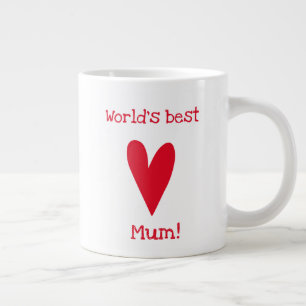 Grande Tasse La meilleure maman du monde   Fête des Mères du Co