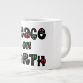 Grande Tasse La Paix sur Terre Noël (Devant droit)