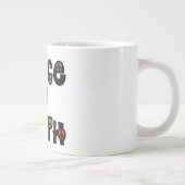 Grande Tasse La Paix sur Terre Noël (Droite)